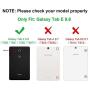 Fintie Keyboard Case for Samsung Galaxy Tab E 9.6 - Slim Fit PU Leather Stand Cover with Premium Quality [All-ABS Hard Material] Removable Wireless [Long Life Battery] Bluetooth Keyboard, Navy Blue