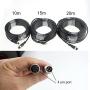 4Pin 18 LED IR Night Vision CCD Car Rear View Parking Reverse Camera + 4 Pin Connector Extension Cable For 12V/24V Bus Truck Trailer RV Caravan(Black Camera With 10m/33ft Cable)