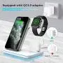 WAITIEE Wireless Charger, 3 in 1 Qi-Certified 15W Fast Charging Station for Apple iWatch Series SE/6/5/4/3/2/1,AirPods, Compatible for iPhone 12/11 Series/XS MAX/XR/XS/X/8/8 Plus/Samsung (White) WAITIEE Wireless Charger, 3 in 1 Qi-Certified 15W Fast Charging Station for Apple iWatch Series SE/6/5/4/3/2/1,AirPods, Compatible for iPhone 12/11 Series/XS MAX/XR/XS/X/8/8 Plus/Samsung (White)