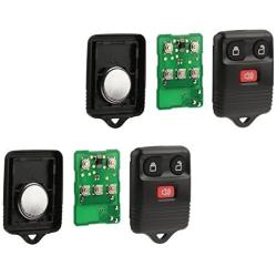Key Fob Keyless Entry Remote fits Ford, Lincoln, Mercury, Mazda F150 F250 F350 Escape Expedition Explorer Ranger (and More), Set of 2