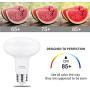 E26 Light Bulbs Dimmable, BR30 Led Bulb 12W (120W Equivalent), 1200lm, 3000K Soft White Indoor Recessed Can Light Bulbs for Ceiling, Bedrooms, Kitchens, Living Rooms, Pack of 4