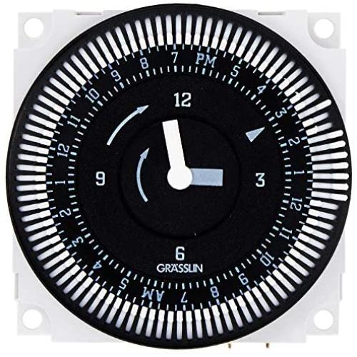 Grasslin by Intermatic FM1STUZ-120U 24-Hour 21A, SPDT, 120V Electromechanical Timer Module