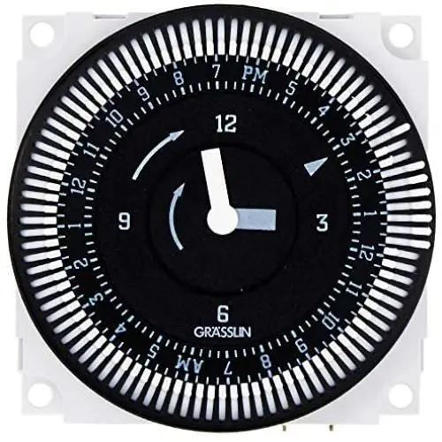Grasslin by Intermatic FM1STUZ-120U 24-Hour 21A, SPDT, 120V Electromechanical Timer Module