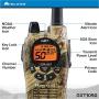 Midland 50 Channel GMRS Two-Way Radio - Long Range Walkie Talkie (Mossy Oak Camo, 2-Pack)