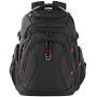 KROSER Travel Laptop Backpack 17.3 Inch XL Heavy Duty Computer Backpack with Hard Shell Saferoom RFID Pockets Water-Repellent Business College Daypack Stylish School Laptop Bag for Men/Women-Black