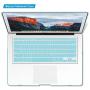IBENZER Old Version (2010-2017 Release) MacBook Air 13 Inch Case (Models: A1466 / A1369), Plastic Hard Shell Case with Keyboard Cover for Apple Mac Air 13, Serenity Green, A13SRG+1