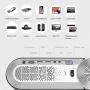 Mini Projector, Vamvo L4200 Portable Video Projector, Full HD 1080P 200” Display Supported; Outdoor Movie Projector 3800 Lux with 50,000 Hrs, Compatible with Fire TV Stick, PS4, HDMI, VGA, AV and USB