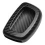 TANGSEN Smart Key Fob Personalized Case Protective Cover for Hyundai Elantra GT Tucson 3 4 Button Keyless Entry Remote 3D Twill Weave Carbon Fiber ABS Plastic Emboss