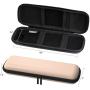 MoKo Holder Case Fit i-Pencil/i-Pencil 2, PU Leather Case for Samsung Stylus Pen Surface Pen, Fit New iPad 8th Gen 2020/7th Gen 10.2/iPad Air 4th Gen/iPad Pro 11 & 12.9 2020 - Rose Gold