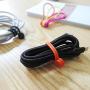 SMART&COOL 7.16 | 20 Pack Reusable Silicone Magnetic Cable Ties/Magnetic Twist Ties for Bundling and Organizing, Holding Stuff, Book Markers, Fridge Magnets, or Just for Fun