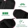 AGPTEK Carrying Case, EVA Hard Case Cover for Digital Voice Recorders, Bose QC20, MP3 Player, Pink