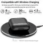 TOZO T6 True Wireless Earbuds Bluetooth Headphones Touch Control with Wireless Charging Case IPX8 Waterproof TWS Stereo Earphones in-Ear Built-in Mic Headset Premium Deep Bass for Sport Black