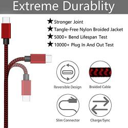 Charger Cable for Galaxy Note10+ Plus,(10FT 2pack) Type C Cable for Samsung Galaxy S10 S9 Plus,Durable Fast Extra Long Charging Braided USB C Cord for Samsung S8 Plus,Moto X,Google Pixel XL,LG V40/G7,