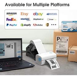 Jiose Thermal Label Printer - 4x6 Shipping Label Printer, Barcode Sticker Printer for Shipping Package - Compatible with Amazon, Ebay, Shopify, PayPal, Etsy, UPS WorldShip, etc