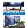 Mount-It! Triple Monitor Stand | 3 Monitor Stand Fits 19 20 21 22 23 24 Inch Computer Screens | Free Standing Base | Three Heavy Duty Full Motion Adjustable Arms | VESA Compatible