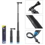 Trehapuva Selfie Stick, 19” Waterproof Hand Grip Adjustable Extension Monopod Pole Compatible with GoPro Hero(2018) Hero 9 8 7 6 5 4 3+ 3 2 1 Session, AKASO, Xiaomi Yi,SJCAM SJ4000 SJ5000 SJ6000 More