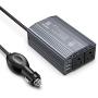 BESTEK 300W Power Inverter DC 12V to 110V AC Car Inverter with 4.2A Dual USB Car Adapter (Gray)