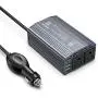 BESTEK 300W Power Inverter DC 12V to 110V AC Car Inverter with 4.2A Dual USB Car Adapter (Gray)