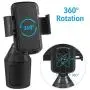 Car Cup Holder Phone Mount, Automobile Cradles Universal Cell Phone Holder Compatible with iPhone 11 Pro/XS/Max/XR/8 Plus /7 /6s Samsung Galaxy S20+/S10/Note 20/ 10(Black)