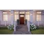 Gama Sonic Baytown II Outdoor Black Resin Solar Post/Wall Light with Warm-White LED Gama Sonic Baytown II Outdoor Black Resin Solar Post/Wall Light with Warm-White LED