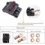 Erayco 200 Amp Circuit Breaker with Manual Reset for Car Marine Trolling Motors Boat ATV Manual Power Protect for Audio System Fuse, 12V-48VDC, Waterproof (200A)