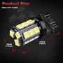 Yorkim 3157 LED Light Bulbs White Super Bright, 3056 3156 3156A 3057 4057 3157 4157 T25 LED Bulbs for Brake Lights, Backup Reverse Lights， Reverse Tail Lights - Pack of 10