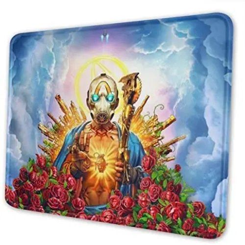 Borderlands Gaming Mouse Mat Pad Custom Professional Mousepad, Stitched Edges, Ideal for Desk Cover, Computer Keyboard, PC and Laptop (11.81 X 9.84 X 0.18inches)