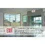 Lithonia Lighting LHQM R M6 LED Thermoplastic Casing Emergency Exit Sign With 2-Round Head Lamp, 180 Lumens, 120 Volts, 4 Watts, Red Lithonia Lighting LHQM R M6 LED Thermoplastic Casing Emergency Exit Sign With 2-Round Head Lamp, 180 Lumens, 120 Volts, 4 Watts, Red