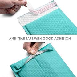 Metronic 25Pcs Poly Bubble Mailers, 6X10 Inch Padded Envelopes Bulk #0, Bubble Lined Wrap Polymailer Bags for Shipping/ Packaging/ Mailing Self Seal -Teal