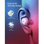 Bluetooth Earbuds, Boltune Bluetooth 5.1 with 4 Mics Ultralight Comfort Wireless Earbuds, CVC 8.0 Stereo Sound Deep Bass, IPX8 Waterproof in-Ear Headphones, Single/Twin Mode for iPhone/Android