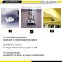 CGOLDENWALL Projector Lift Motorized Projector Mount Hanger Projector Ceiling Mount Adjustable Mounting Bracket Double Motors with Fixing Plate Max Load 44lb (Running Distance:100cm/39.37inches)