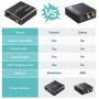 Digital to Analog Audio Converter-Upgrade Volume Adjustable Techole Aluminum Optical to RCA with Optical &Coaxial Cable. Digital SPDIF TOSLINK to Stereo L/R &3.5mm Jack DAC Converter for PS4 Xbox DVD