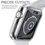 BRG Case for Apple Watch Series SE 6 5 4 3 Screen Protector 40mm 44mm 38mm 42mm,[2 Pack] Soft TPU HD Clear Ultra-Thin Overall Protective Cover Case