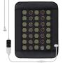 Far Infrared Heating Pad Mat for Back, Neck, Shoulders, Cramps, Pain Relief with Natural Jade and Tourmaline, Auto Shut Off, Smart Timer and Heat Settings, 15.7” x 20.5” (AC)