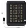 Far Infrared Heating Pad Mat for Back, Neck, Shoulders, Cramps, Pain Relief with Natural Jade and Tourmaline, Auto Shut Off, Smart Timer and Heat Settings, 15.7” x 20.5” (AC)