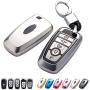 TPU Key Fob Cover Case Remote Holder Skin Protector for 2017 Ford Fusion F250 F350 F450 F550 2018 Edge Explorer (Silver) TPU Key Fob Cover Case Remote Holder Skin Protector for 2017 Ford Fusion F250 F350 F450 F550 2018 Edge Explorer (Silver)