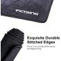 VicTsing [30% Larger] Extended Gaming Mouse Pad with Stitched Edges, Long XXL Mousepad (31.5x15.7In), Desk Pad Keyboard Mat, Non-Slip Base, Water-Resistant, for Work & Gaming, Office & Home, Dark Grey