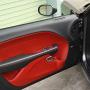 Window Lift Switch Button Panel Cover Trim Interior Accessories for Dodge Challenger 2015-2020 (Red Carbon Look)