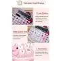 Cute Desk Calculator Cartoon Hellokitty Office Calculator Beauty Rhinestone Calculators Large Display Best Accounting Calculators, Battery Solar Calculator Desktop Calculatos Womens (Pink)