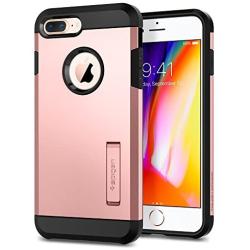 Spigen Tough Armor [2nd Generation] Designed for iPhone 8 Plus Case (2017) / Designed for iPhone 7 Plus Case (2016) - Rose Gold