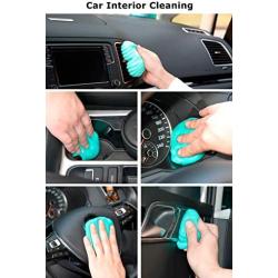 Keyboard Cleaning Gel Car Cleaning Gel Car Cleaner Gel Detailing Putty Dust Cleaning Tool for PC Tablet Laptop,Car Vents,Car Interiors,Home,Printers,Electronics Remove Dust,Pet Hair