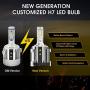 LASFIT H7 LED Bulbs for Volkswagen Passat Golf GTI Tiguan w/Retainer-Adapter, Plug & Play, 6000LM 6000K (2PCS)