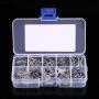 Rectifier Diode Assortment Kit, 10 Values Electronic Rectifying Diodes with Clear Storage Box, Total 200 PCS