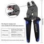 Dupont Crimping Tool Qibaok Pin Ratcheting Crimper AWG 26-20 for JST Terminal Connector XH 2.54mm C3-R 2.54mm Dupont 2.54mm KF2510 JST Terminal Connector