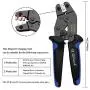 Dupont Crimping Tool Qibaok Pin Ratcheting Crimper AWG 26-20 for JST Terminal Connector XH 2.54mm C3-R 2.54mm Dupont 2.54mm KF2510 JST Terminal Connector