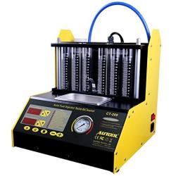 AUTOOL CT-200 Automotive 6 Cylinder Ultrasonic Wave Fuel Injector Cleaner and Tester Automotive Fuel Cleaning Tools 110V/220V