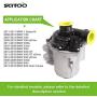 SCITOO Auxiliary Water Pump fits for 2011-2011 A2C59514607 BMW 535i 535i GT 535i GT xDrive 535i 3.0L