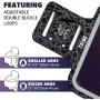 TRIBE Water Resistant Cell Phone Armband Case for iPhone 11, 11 Pro, 11 Pro Max, X, Xs, Xs Max, Xr, 8, 7, 6, Plus Sizes, Galaxy S10, S9, S8, S7, Plus Sizes and More! Adjustable Elastic Band & Key Slot