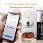 Smart Plug WiFi Outlet Work with Apple HomeKit, Siri, Alexa, Google Home, Refoss Smart Socket with Timer Function, Remote Control, No Hub Required, 16 A, 2 Pack