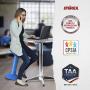 Storex Active Tilt Stool, Ergonomic Seating for Flexible Office Space and Standing Desks, Adjustable 12-24 Inch Height, Gray (00322U01C)